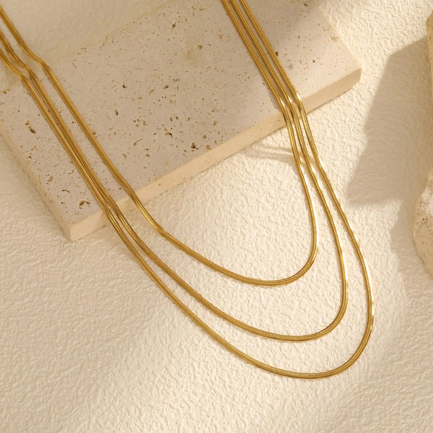 Linora – 3-fach Layer Snakekette