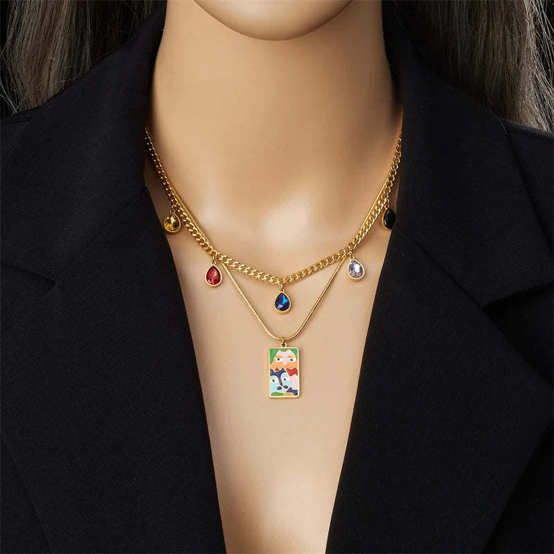 Artevia – Layer Halskette