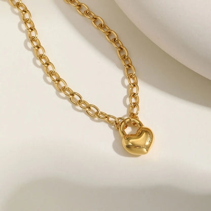 Amour – Kette mit Herzschloss