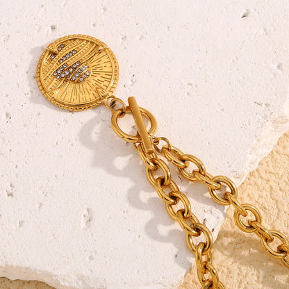 Sonnenaufgang Medaillonkette