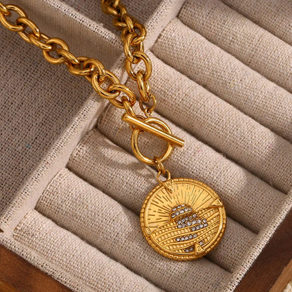 Sonnenaufgang Medaillonkette