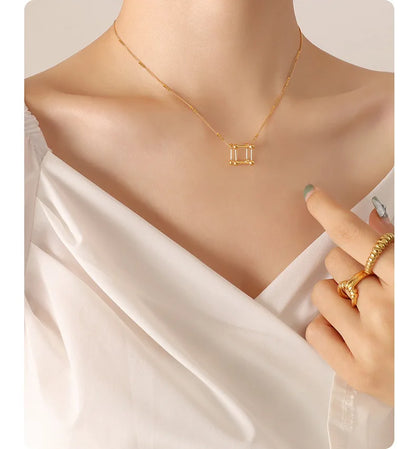 Cubic Glow Halskette