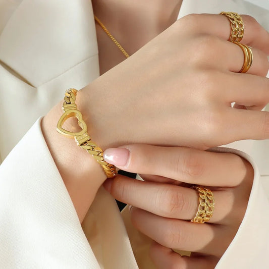 Halskette „Heart Link“