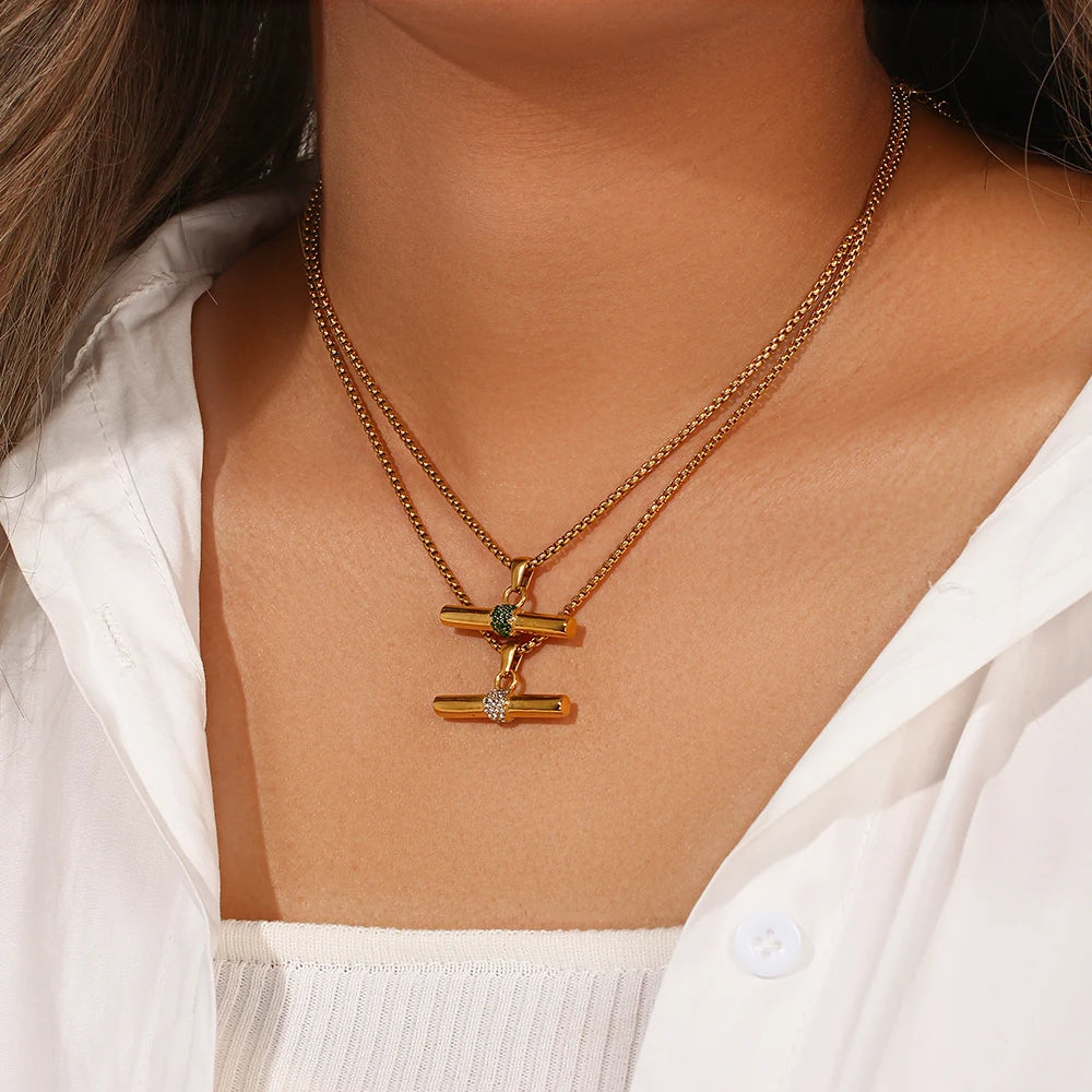 Sparkling Bar Halskette