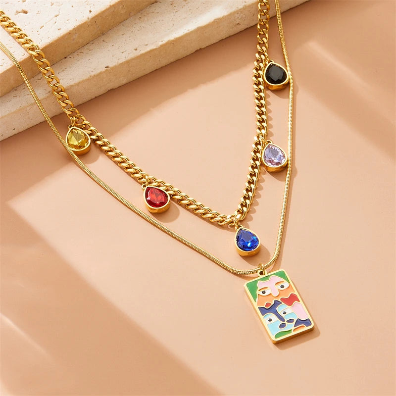 Artevia – Layer Halskette