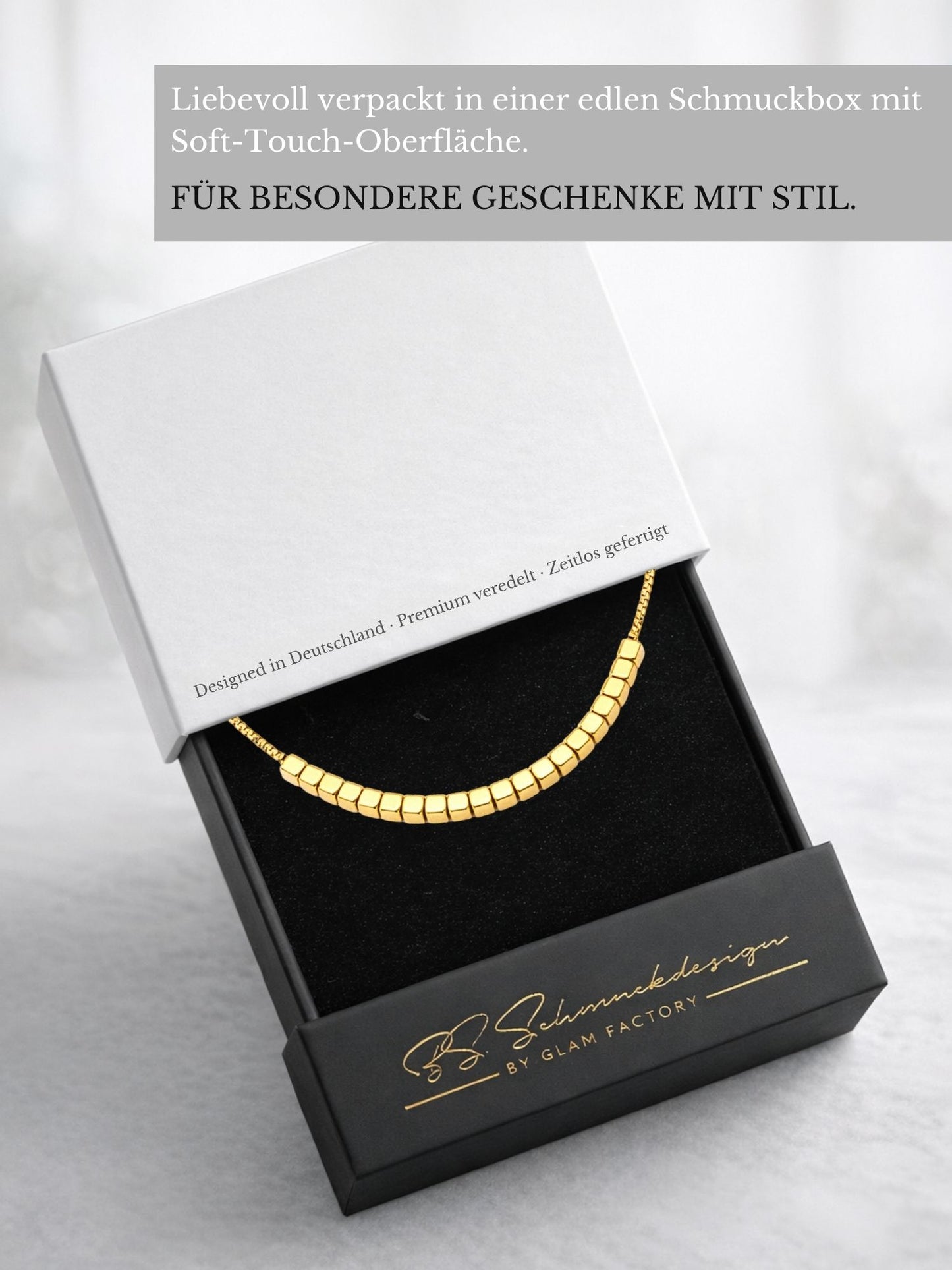 Halskette Gold Blocks