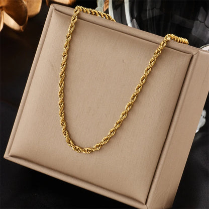 Twist-Set: Halskette + Armband